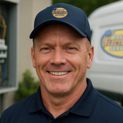 Matt Raver, licensed electrician and owner, specializing in EV charger installation