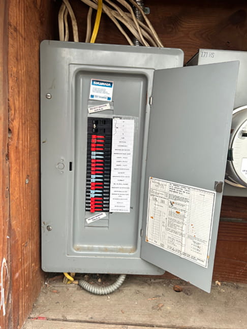 Old Sylvania electrical panel flagged by homeowners insurance